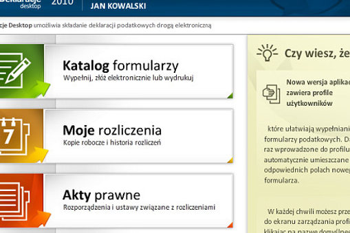E-Pit E-Deklaracje desktop podatki