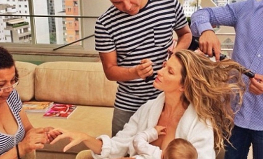 Figaro, nokti, beba... Žizel Bundšen