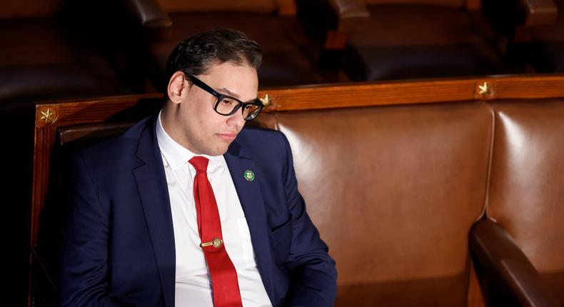 U.S. Rep.-elect George Santos at the US Capitol Building on January 6, 2023.Anna Moneymaker/Getty Images