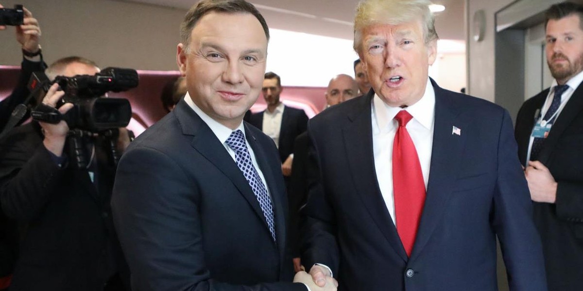 Uff! Trump przyjmie Dudę