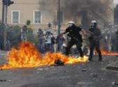 Protesty w Grecji - Starcia z Policją