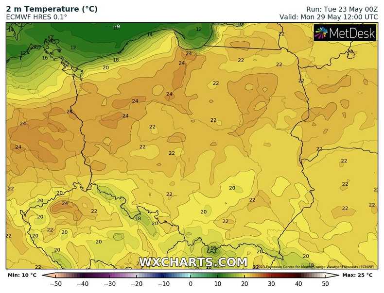 Początek przyszłego tygodnia znów będzie cieplejszy, ale i ten wzrost temperatury nie potrwa długo