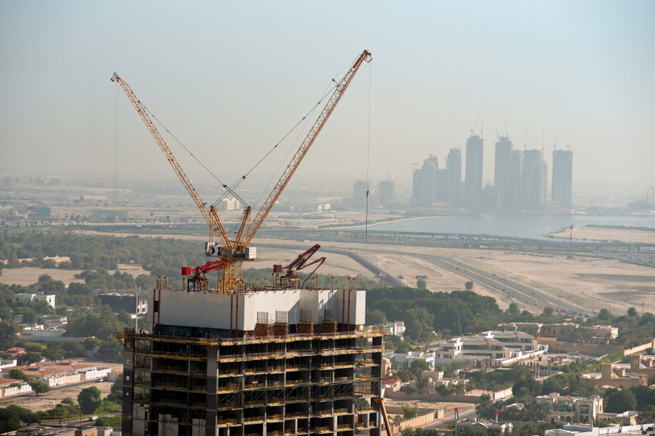 Plac budowy w Dubaju