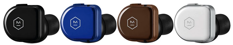 Słuchawki douszne Master & Dynamic są dostępne w czterech kolorach