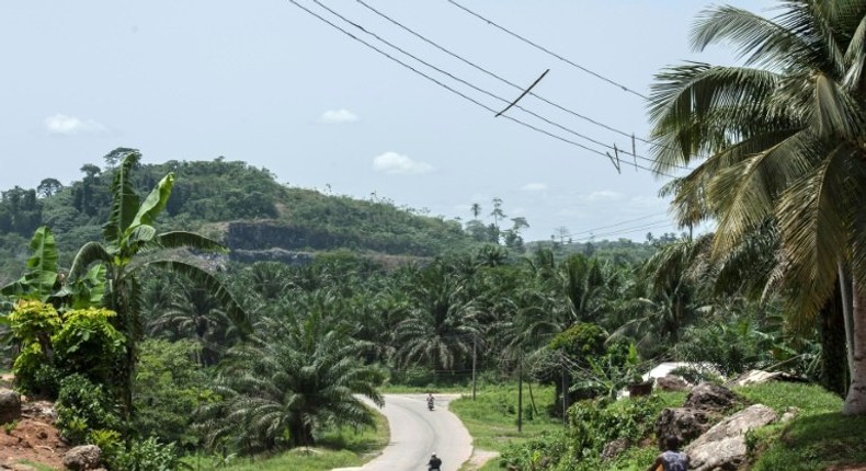 The Obung community in Calabar, Nigeria, through which the proposed Cross River Super Highway will run and where the ground breaking ceremony was held