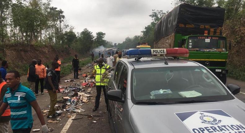 Kintampo-Techiman road accident