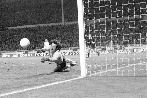 Eliminacje mistrzostw świata. Mecz Anglia – Polska (1:1) na stadionie Wembley, październik 1973 r.