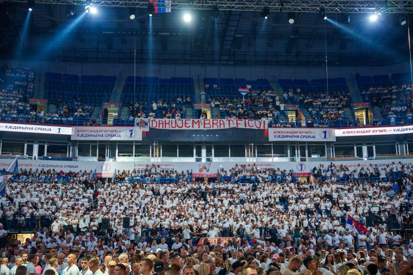 Skup SNS u Beogradskoj areni