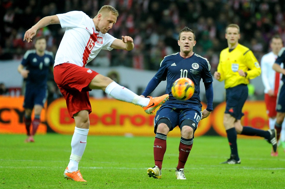 W nowych koszulkach Polacy zagrali po staremu. Porażka 0:1 ze Szkocją