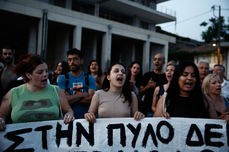 Protesty w imieniu ofiar tragedii, Grecja