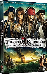 "Piraci z Karaibów: Na nieznanych wodach" - okładka DVD
