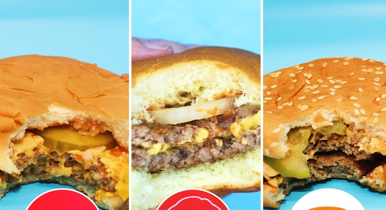 An Insider reporter compared the same meal from McDonald's, Wendy's, and Burger King to determine which one tasted best and was the best value.Erin McDowell/Insider