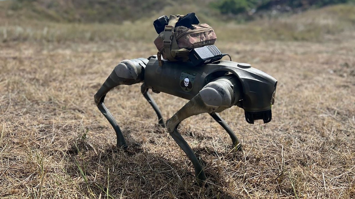 Harctéri robotkutyákat vetettek be Ukrajnában