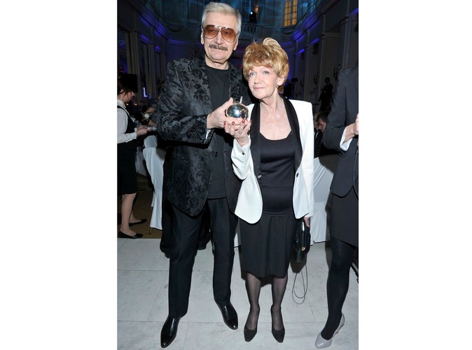 Maria Czubaszek i Wojciech Karolak
