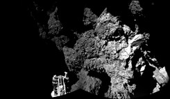 Sonda Philae zaczęła przesyłać pierwsze dane i... poszła spać! GALERIA ZDJĘĆ