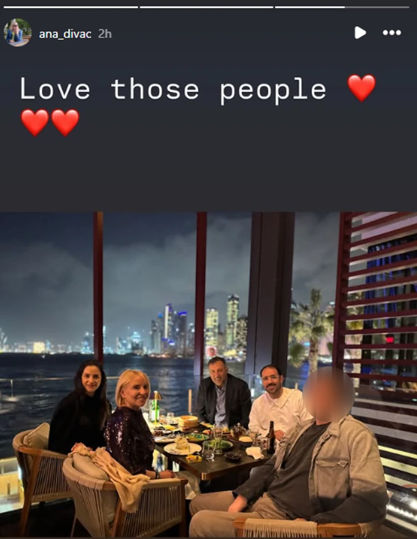 Ana i Vlade Divac sa Jelenom i Saidom Bin Draijem