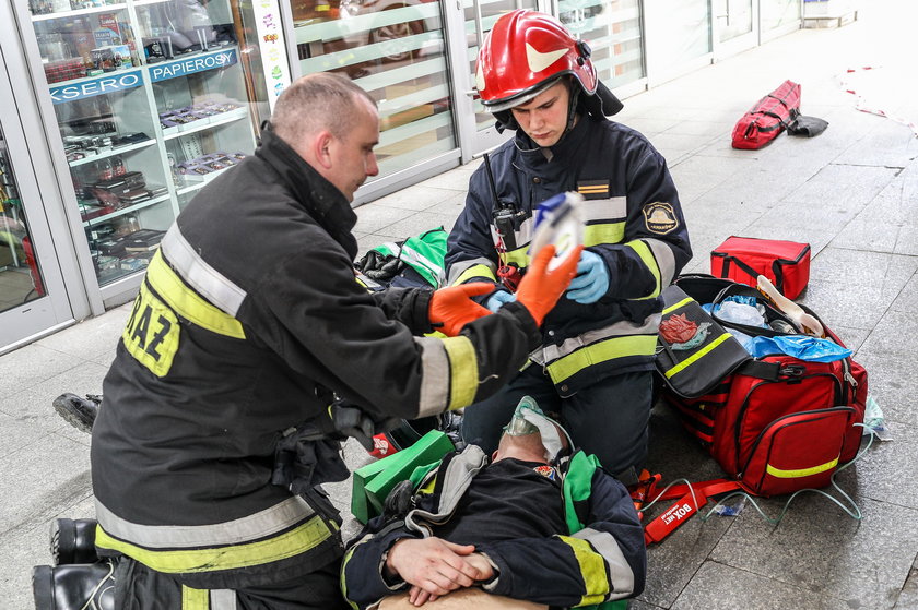 Ćwiczenia antyterrorystyczne na Dworcu Głównym w Krakowie