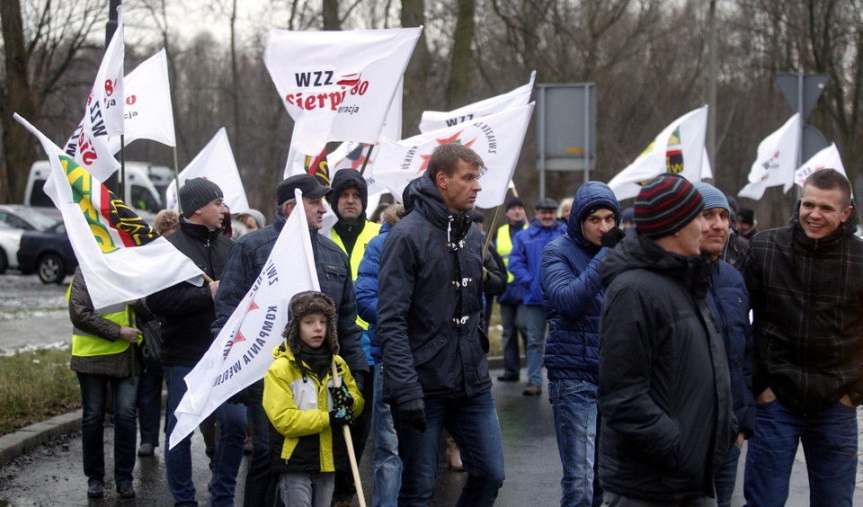 Protest górników się rozszerza. "Walczymy o przetrwanie regionu"