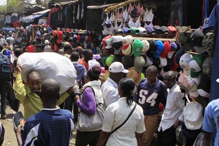 A section of Gikomba market.