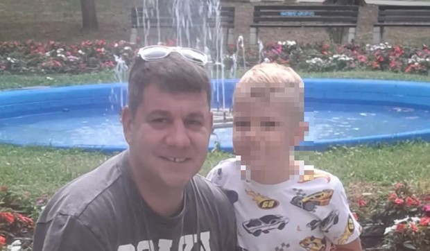 Ivan Marinković sa sinom
