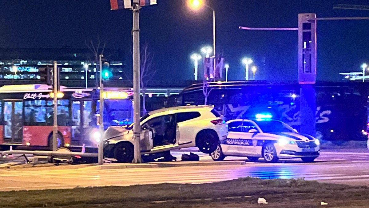 Saobraćajna nesreća na Novom Beogradu