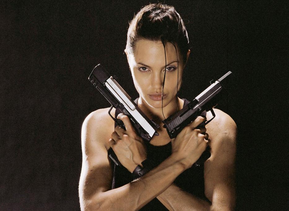 Az amerikai színésznő,
Angelina Jolie egyik legismertebb szerepe a harcos régész, Lara Croft / Fotó: Northfoto