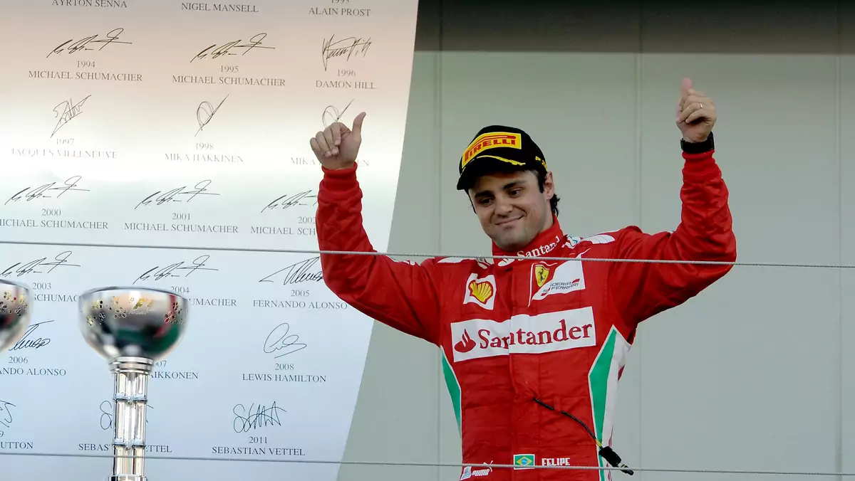 Felipe Massa z Ferrari w 2013