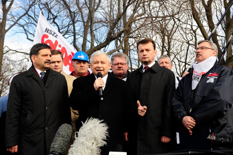 Politycy w miasteczku emerytalnym pod kancelarią premiera