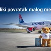 Veliki povratak malog mede na letove Er Srbije