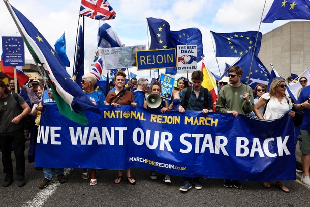 20 czerwca 2026 r. Protest zwolenników Unii Europejskiej w Londynie