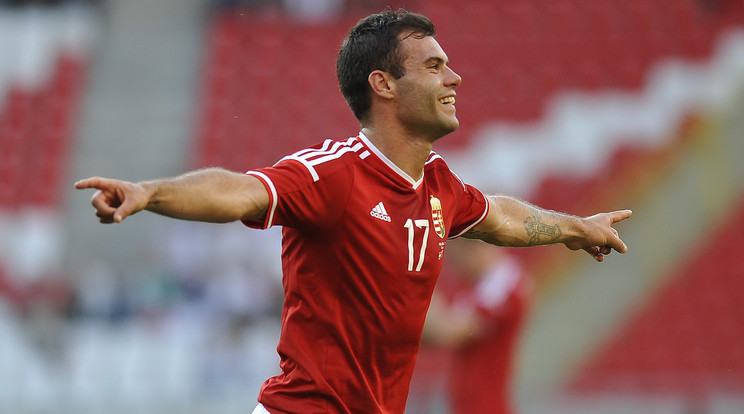 Nikolics Nemanja első válogatottbeli gólját éppen Andorra ellen szerezte / Fotó: MTI-Czeglédi Zsolt
