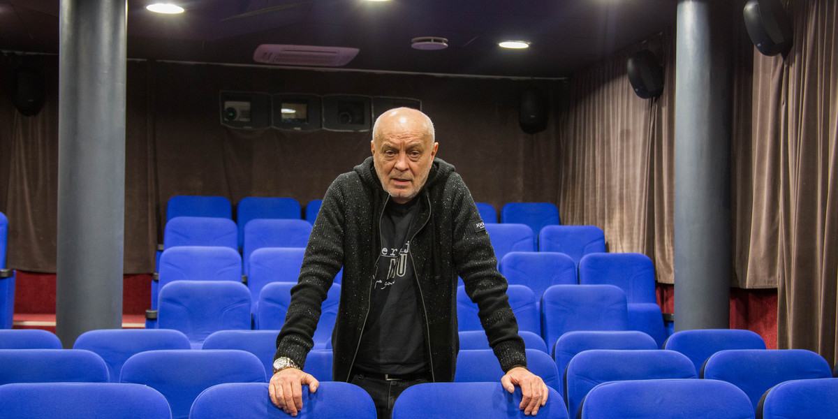 Konrad Lenkiewicz prowadzi kino Avangarda w Olsztynie od 1990 roku.