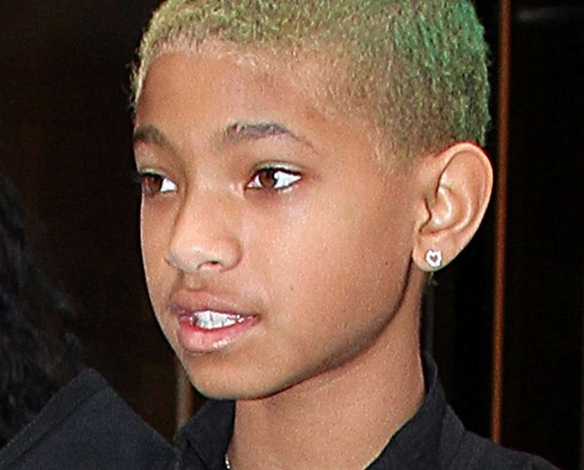 Zielone włosy Willow Smith