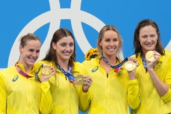 Tokio 2020. Triumf i rekord świata Australijek na 4x100 m st. dowolnym