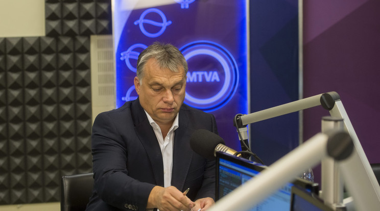 Orbán Viktor péntekenként a Kossuth rádióban beszél / Fotó: M?TI - Máthé Zoltán