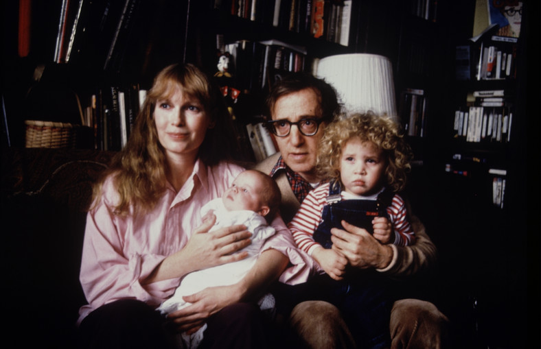 Mia Farrow, Woody Allen z Dylan i Rowanem