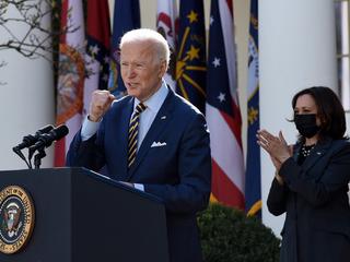Prezydent USA Joe Biden i wiceprezydentka Kamala Harris