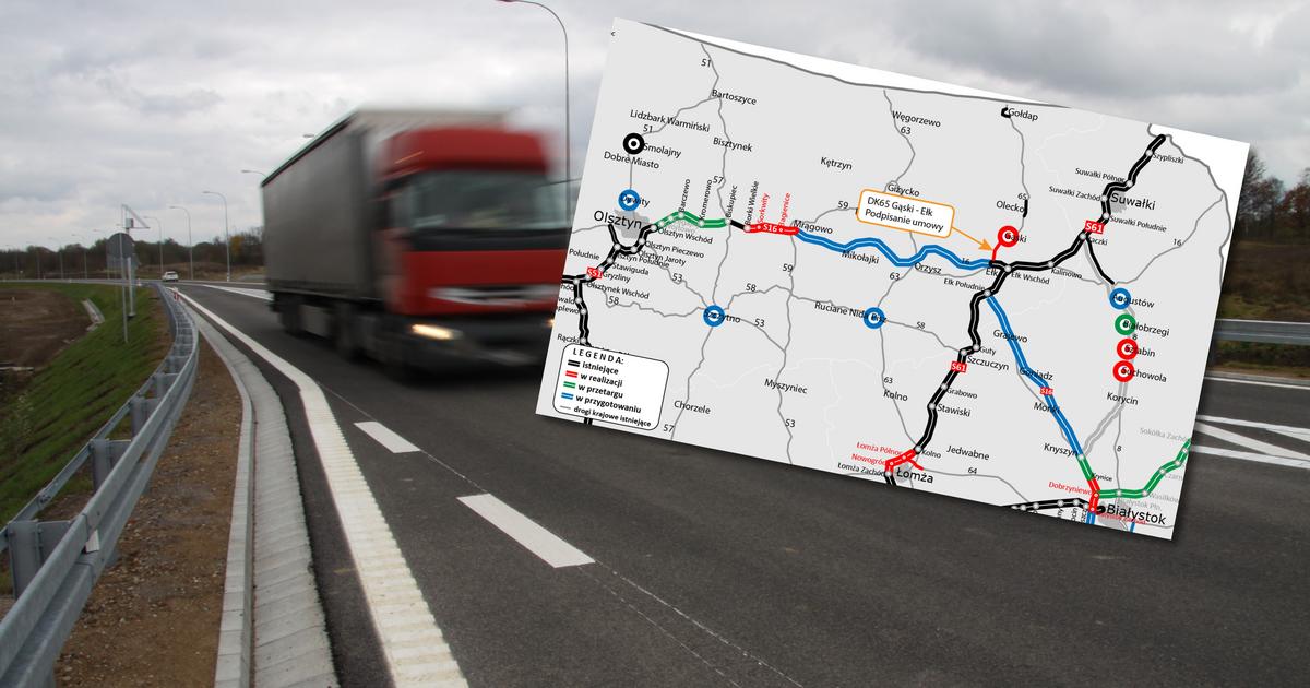  Za 13,6 km zapłacimy 229 mln zł. Remont DK65 wchodzi w nową fazę