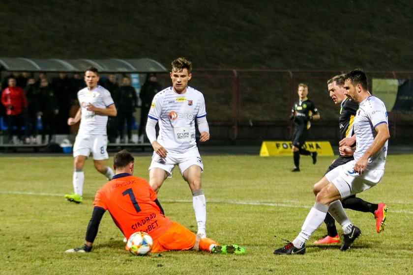 Pilka nozna. Fortuna I liga. GKS Jastrzebie - Odra Opole. 02.03.2019