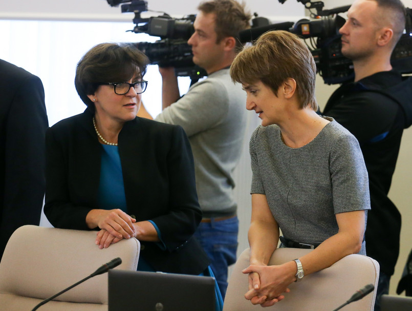 Maria Wasiak i Joanna Kluzik-Rostkowska