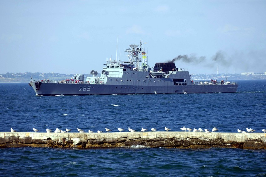 Morski povetarac - rumunska korveta u Crnom moru