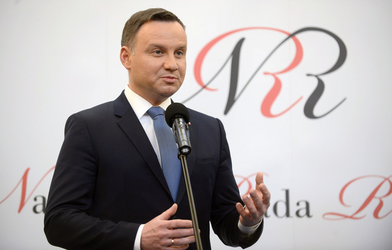 Prezydent Andrzej Duda, podczas konferencji prasowej po posiedzeniu Narodowej Rady Rozwoju w Warszawie, PAP/Bartłomiej Zborowski