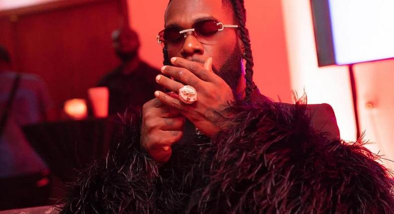 Nigerian music star Burna Boy.