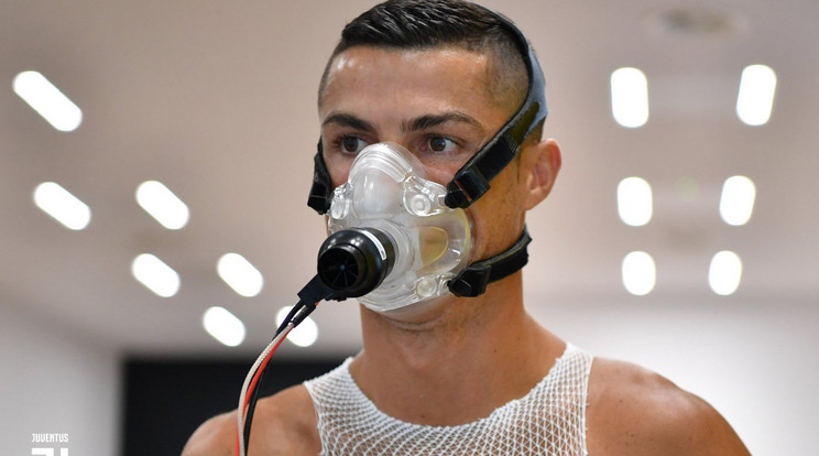Ronaldo kiváló fizikai állapotban van a tesztek eredménye szerint /Fotó: Twitter