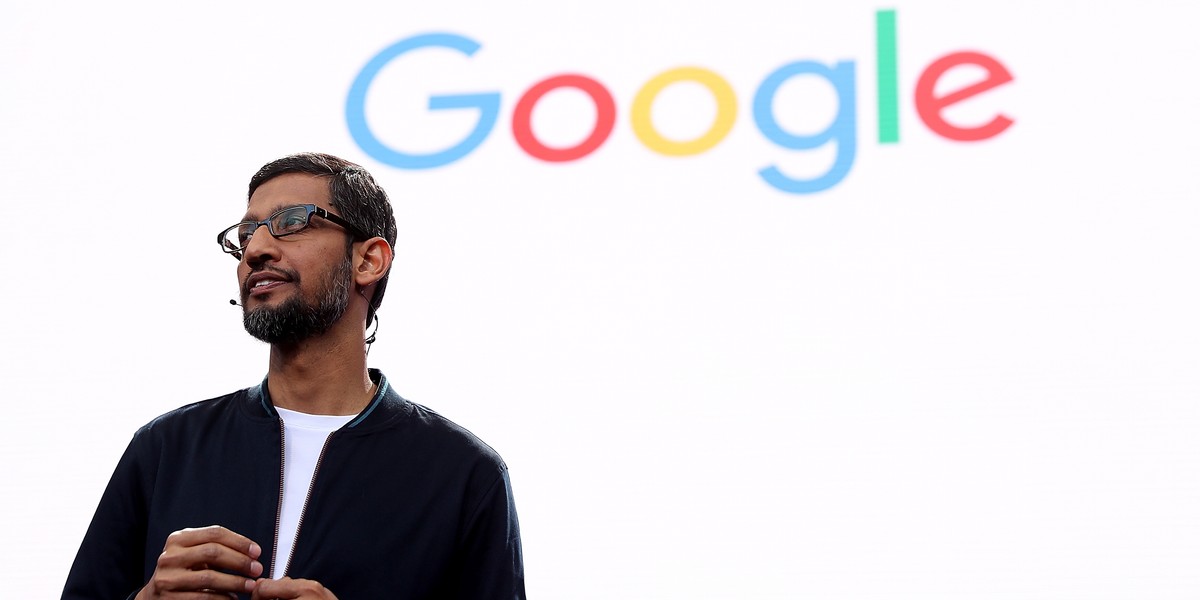 Sundar Pichai, prezes Google'a, podczas tegorocznej konferencji Google I/O