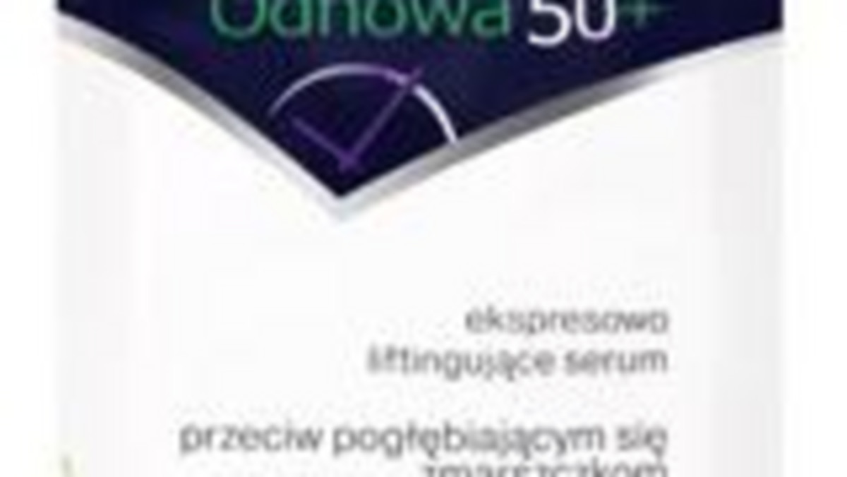 PERFECTA Odnowa 50+ to nowa propozycja marki PERFECTA opracowana specjalnie dla kobiet wokresie menopauzy. Wysoko skoncentrowane serum ekspresowo napinające zwiotczałą skórę i wygładzające głębokie zmarszczki. Polecane na dzień i na noc po 50. roku życia do specjalnej pielęgnacji cery. Zawiera fitoestrogeny z kwiatu koniczyny, które stymulując odbudowę komórek wypełniają skórę od wewnątrz i zwiększają jej gęstość. Dzięki nim ewidentnie zmniejsza się ilość, długość i głębokość nawet wyraźnie zaznaczonych zmarszczek. Odżywcze ceramidy, poprzez odbudowę naturalnej bariery lipidowej, niwelują suchość skóry i zapewniają jej perfekcyjne nawilżenie. Ponadto kompleks AlgaLIFT stymuluje produkcję kolagenu typu I, dzięki czemu znakomicie ujędrnia oraz natychmiastowo liftinguje dojrzałą skórę.
Cena: ok. 3,20 zł, pojemność: 10 ml