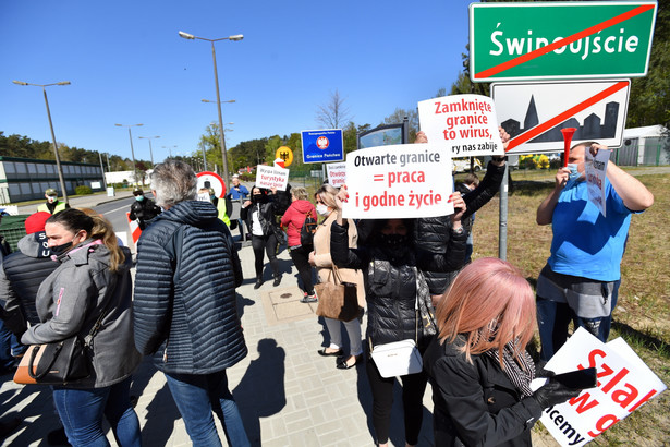 protest w Świnoujściu