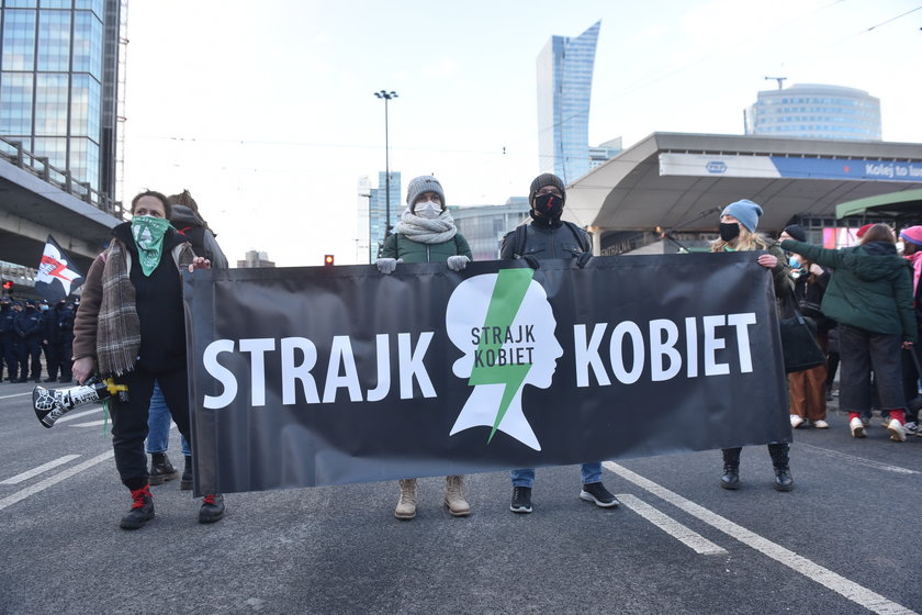 Manifestacje w Dzień Kobiet