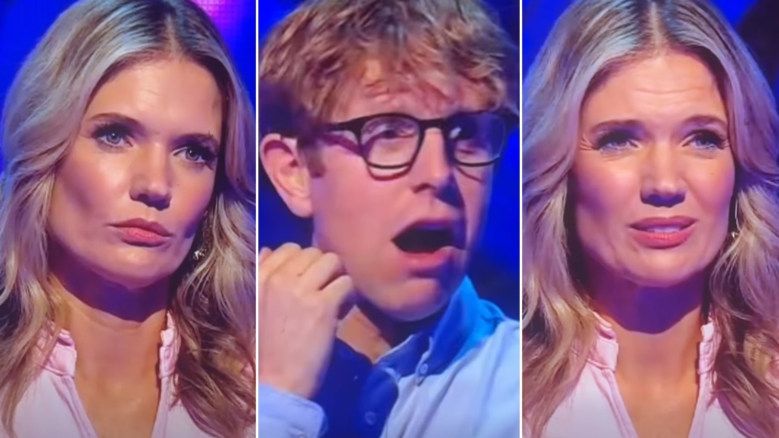 Britská moderátorka Charlotte Hawkins a komik Josh Widdicombe.