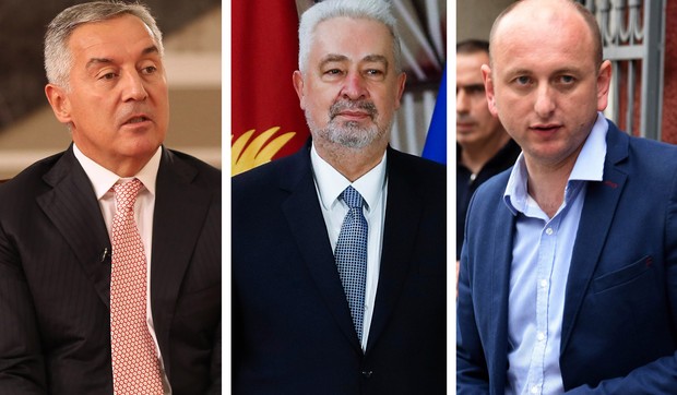 Zdravko Krivokapić, Milan Knežević i Milo Đukanović